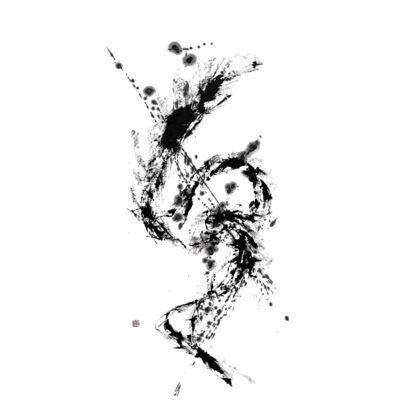 The Flow  - RYU - - a Paint Artowrk by Tontoku